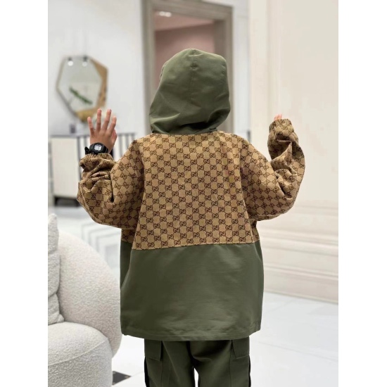 20240402 100-160cm Single Coat 188 yuan Non Discount Single Pants 138 yuan Non discount Large quantity of new products in stock G Jacquard color matching set, a classic casual set that must be released every year, full of details, precision stitching+brea