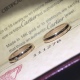 20240411 BAOPINZHIXIAO Cartier New Ring Letter Signature Style with Diamond Without Diamond Rose Gold Platinum Size: 5-11 # 18