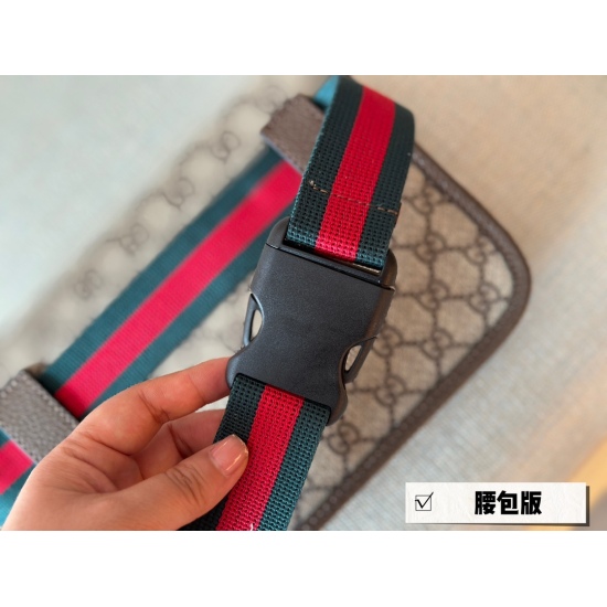 On March 3, 2023, 160 comes with a complete packaging size of 24 * 16cm. It must be recommended every season! ✅ Original GG Tiger Head Waistpack, grab it now ‼️‼ Take good care of every detail, tiger head hardware washing water label, and your own details