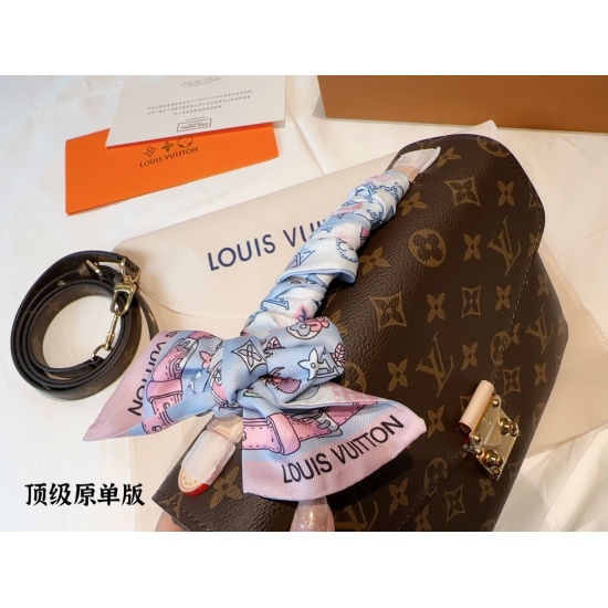 2023.10.1 Equipped with silk scarf P290 aircraft box, full set packaging, K gold ♥ Purchase level ♥ The top-level version of the LV Louis Vuitton color changing leather messenger bag is so popular that it cannot be even more popular. The M40780 METIS hand