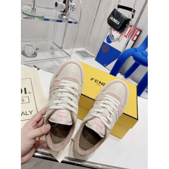 2024.01.05 P280 Hot selling Fendi Fendi 2022 Spring Festival Looking for Couples Board Shoes Casual Sports Shoes FD Match Original Edition Purchased for One to One Reproduction Designer Kim Jones Created First Sports Shoes Fendi Match and Donkey Brand Tra