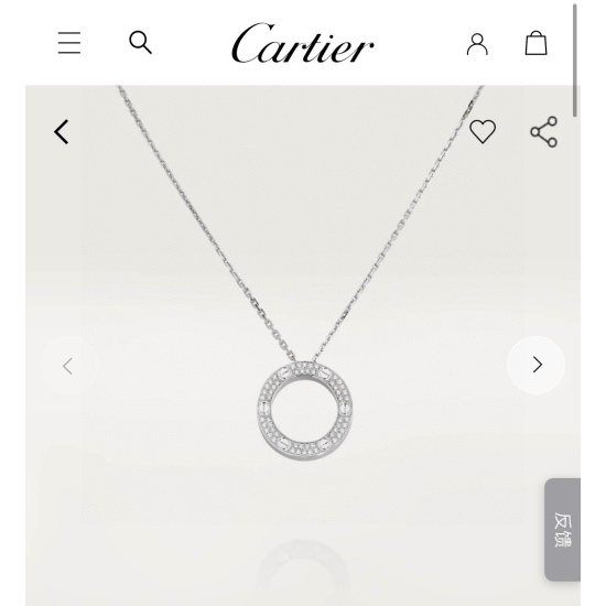 2023.10.05 Cartier Classic Full Sky Star ✨ The necklace - Cartier LOVE series is born with the oath of love, and the classic screw logo preserves the most beautiful emotions in the world. Atmosphere, Fashion, Eternal Classic Style, Witness Love, Add Point