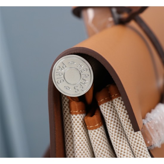 20240317 (Apricot) Batch: 750herbag Canvas Backpack, unisex Size: Bottom length 30, height 35, width 12