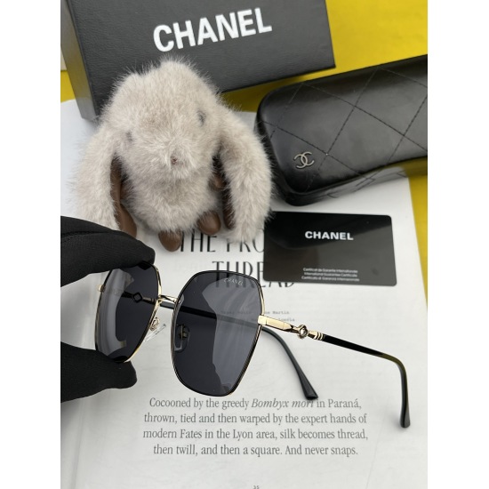 220240401 P80 Chanel 2024 Official New Edition, Same Style as Many Stars [Color] ‼️‼ New large frame polarized sunglasses, Polaroid ultra clear and thick sunglasses, model: CH0825