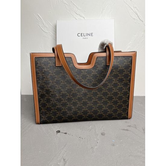 20240315 P1070 CELIN-E16 CABAS16 Smooth Cow Leather Handbag 23s Summer New 16 CABAS Handbag Another suitable handbag for urban girls commuting is here! The ultra-light weight is very suitable for daily commuting and vacation, and can accommodate both capa