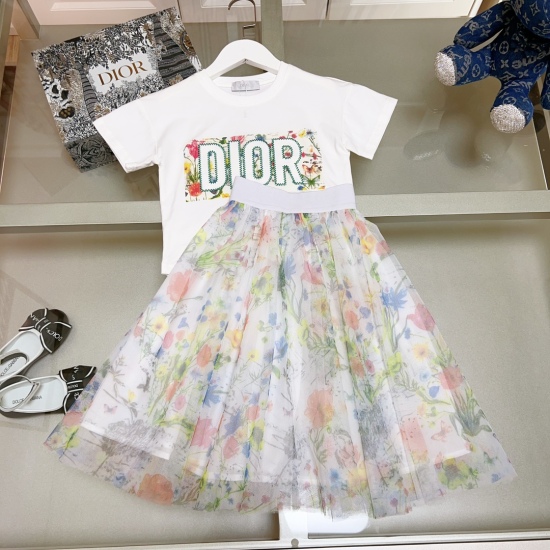 2023.07.01, regarding size issues, please consult customer service after payment. 2023ss @ Dg Summer High Order Collection~Classic Printed Skirt