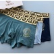 2024.01.22 Original Order Quality! Versace Classic Medusa Collection! Fashionable men's underwear! Exquisite hot stamping logo! Foreign trade foreign orders, original quality, seamless cutting technology, scientific matching of 91% modal+9% spandex, silky