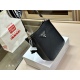2023.11.06 250 with foldable size of 20.18cm Prada popular shoulder bag Prada configuration backpack cowhide