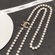 2023.07.23 Chanel Chanel Double C Woven Water Diamond Pearl Series ✨ Sweater Chain Necklace Essential Fashion Item for Early Autumn ♀️ Folding is super beautiful and personalized, and the versatile style is particularly impressive. The overall details are