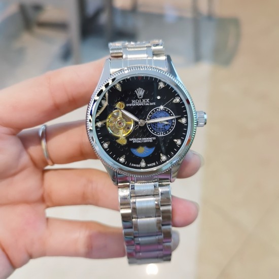 20240408 230 Rolex ROLEX ✨ Nine flywheel fully automatic sun, moon, and stars machinery ⌚ 6 character daytime travel time (sun) [sun] nighttime travel time (moon) [moon] contains the highest quality materials and meticulous craftsmanship! Super strong min