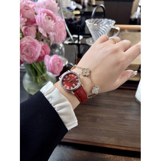 20240417 Uphand Picture [White 240 Rose Gold 260 Drill Ring] ➕ 30] [A small amount of Chinese red [firecrackers] 2024 new product] TISSOT Tissot official new product Carson Zhenwo series exploration, retaining the minimalist design of the dial [applause] 