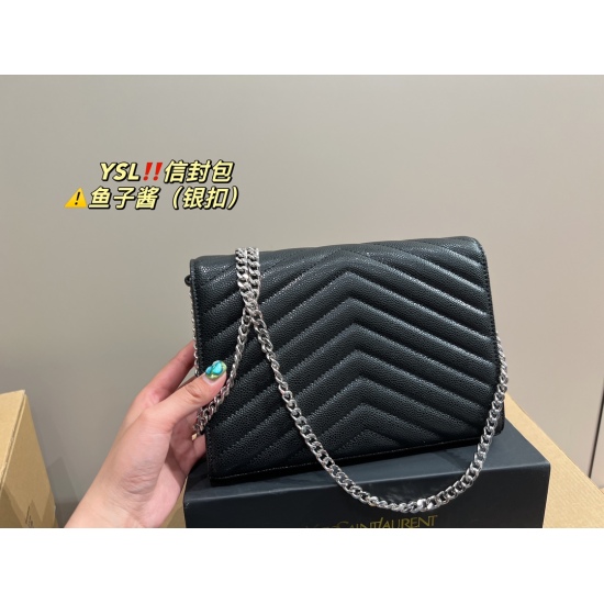 P190 box on October 18, 2023 ⚠️ Size 23.16 Saint Laurent envelope, cool and low-key luxury, cool and cute, extreme beauty, and you are the beautiful girl
