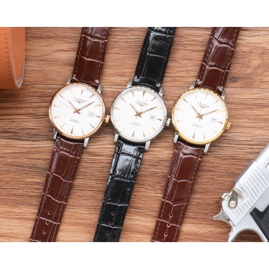 20240408 Belt 420, Steel Belt 440, West Rail City ➕ 120 Men's Favorite Three Needle Watch ⌚ [Latest]: Longines Best Design Exclusive First Release [Type]: Boutique Men's Watch [Strap]: Real Cowhide/316 Strap [Movement]: High end Fully Automatic Mechanical