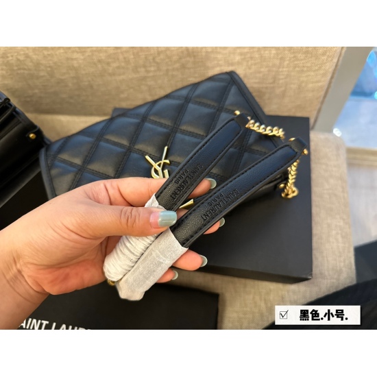 2023.10.18 190 120 box size: 23 * 16 (large) 22 * 14 (small) yslSaint Laurentsubecky full set of matching hardware Exquisite bag shape, large capacity, multiple compartments, comfortable to touch