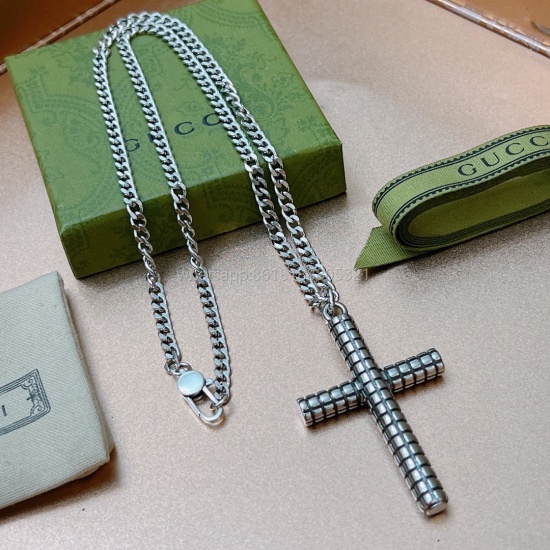 2023.07.23 5 Gucci necklace is the first choice for dithering tape goods 2023 The latest model of Gucci necklace has a higher chain grade, star, the same Anger Forest series, double G Gucci necklace, chain length cm, adjustable length details, old version