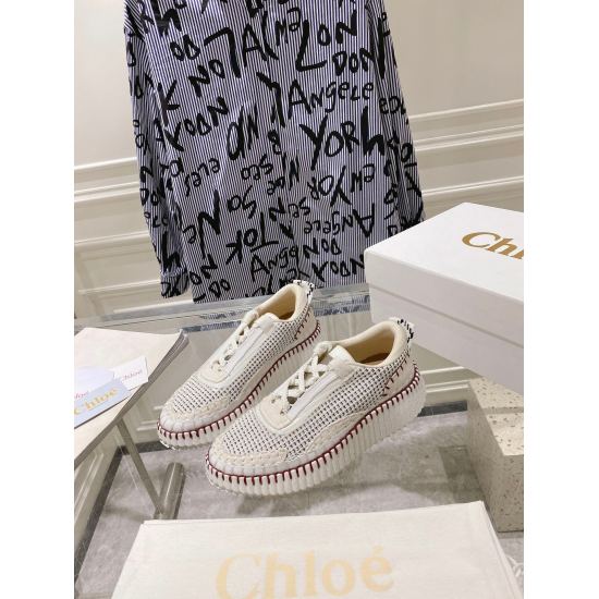 20240413 4002023 Chloe Chloe Nama Sneaker Rainbow Sports Shoes, featuring Joey Yung and Sun Yi, Song Qian, and other celebrities. Made from renewable materials, fully handcrafted with stitching, visible to the naked eye, combining environmental protection