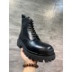 20240410 Top of the line version of Balenciaga STRIKE thick soled Derby casual boots from the Balenciaga family. The original sole has a one-to-one mold, and the sole is fully stitched. It is a non market women's size sole made of imported stone grain cow