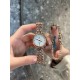 20240408 White 250 Gold 270 Diamond+30OMEGA Omega - Fashionable Women's Quartz Watch, a goddess like watch with a strong fashion design concept, imported quartz movement, top-notch coated glass mirror, multi color imported calf leather with original buckl