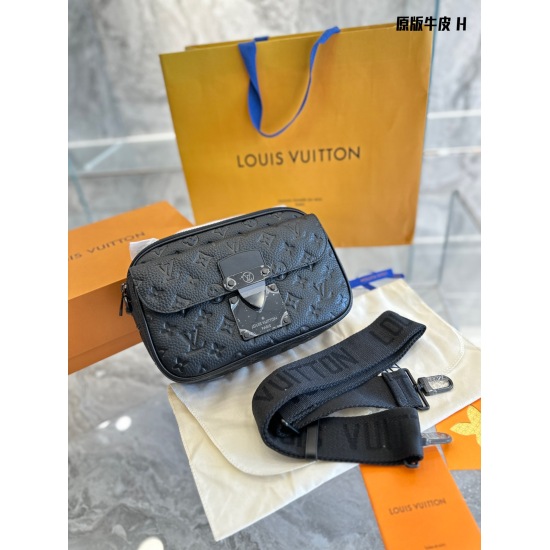 2023.10.1 p310LV Men's Bag Recommendation | Men's Presbyopia S-LOCK Business Courier Bag! The Lv S-Lock series really gives people a dazzling feeling. The size of this bag is very suitable for boys to carry when going out, and it can be used to carry wall