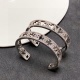 On July 23, 2023, Xiaohongshu recommends the popular Xiaoxiang 23 new c-letter hollowed out bracelet. The silver Chanel high-quality micro inlaid diamond bracelet is ultra heavy Bling Bling, and the color matching is very good. The high-end precision stee