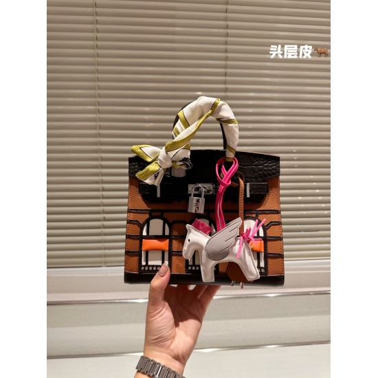 On October 29, 2023, top grade pure leather P365 scarves, Hermes/Hermes Platinum Bag, high-end quality counter, latest imported lychee pattern star, same original quality, Hermes essential item for every girl Size: 20cm
