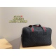 2023.10.03 P175 ⚠️ Size 39.25 Kuqi GUCCI Canvas Travel Bag Large Capacity Vacation Travel Essential Fashion Master Essential Item One of the Physical Items Absolutely Amazing to You
