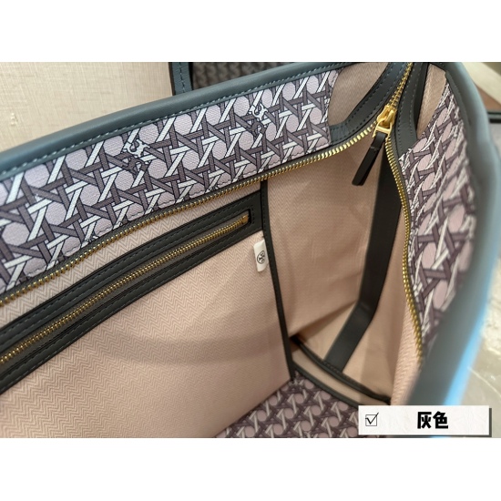 2023.11.17 205 Box size: 32 (bottom width) * 30cmTb Shopping Bag High quality TORY BURCH TB Tote can fit a 10 inch tablet