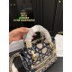 2023.10.07 275 Folding Box ⚠️ Size 24.19 Dior Princess Bag ✅ Top grade original single 3D relief original fabric, super advanced, elegant and atmospheric, this texture is worth having for little fairies