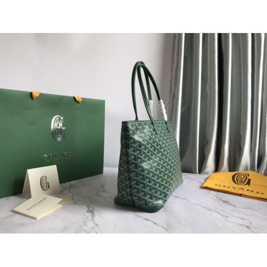 20240320 Small P660 [Goyard Goya] New zipper small tote bag, shopping bag, brand has undergone multiple research and improvements, continuously improving the fabric and leather, and exclusive customization in all aspects ™️ To continuously meet the high-q