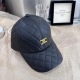 2023.10.2 Run 50Celi~The new diamond checkered baseball cap features the Triumphal Arch logo, exuding a luxurious style and a unique concave shape