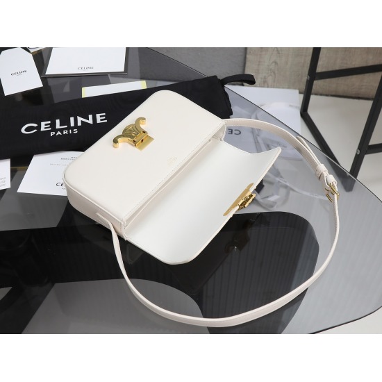 20240315 P1050 [Premium Quality All Steel Hardware] CELIN * New Triomphe Arc de Triomphe Underarm Bag 2021 Spring/Summer Exclusive, Classic, Advanced, Simple Design, No Extra Suffixes, Very Recognized, Fashionable and Versatile, Will Not Go Out of Style Y