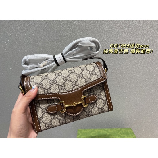 2023.10.03 p170 ⚠ Folding box size 18.12 Gucci horse buckle 1995 woc chain bag capacity is very good, retro fashion style, versatile appearance and color are perfect for yyds out on the street