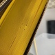 20230908 Louis Vuitton] Top of the line exclusive background M64302 Yellow size: 19.5x 9.0x 1.5 cm Clemence wallet, small and compact but full capacity, made of exquisite and durable Monogram canvas material. The bright lining and leather zipper showcase 