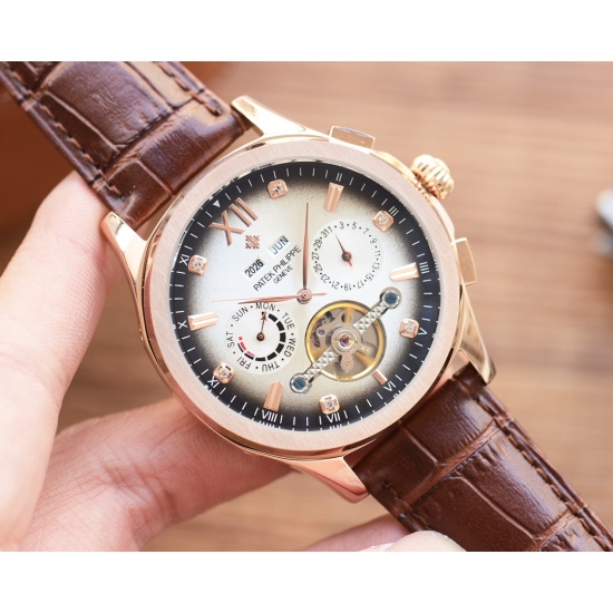 20240408 520 Men's Favorite Multifunctional Watch ⌚ 【 Latest 】: Patek Philippe's Best Design Exclusive First Release 【 Type 】: Boutique Men's Watch 【 Strap 】: Real Cowhide Watch Strap 【 Movement 】: High end Fully Automatic Mechanical Movement 【 Mirror 】: 
