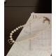 July 23, 2023, D * or's latest pearl CD necklace is made of consistent z material