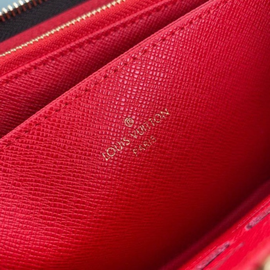 20230908 Louis Vuitton] Top of the line original exclusive background M41896 Large red size: 19.5 x 10.5 x2.5 cm Now it's an upgraded Zippy wallet! The latest version of the iconic wallet features 4 new credit card slots and a colorful leather lining. The