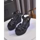 20240403 Saint Laurent patent leather woven surface, hemp rope woven outsole, sizes 35-41, cowhide, rubber outsole, P280