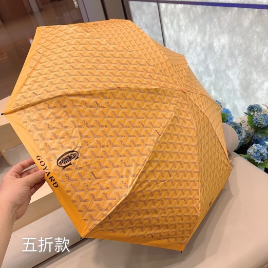 20240402 Special Approval 65 Goyard Classic Edition 50% Off Hand Open Pocket Umbrella Hot Selling Fashion Index Pop Table, Whether Used in Sunny or Rainy Days, It complements Each Other with a Feeling of Wind Passing Through the Body, Leaving a Refreshing