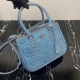 2024.03.12 P1060 [Top of the line Original] 2023 New Man Tian Xing Killer Bag 1BA896 This mini satin handbag is covered with sparkling imported crystals of various sizes, outlining simple and exquisite lines. The bag is adorned with a satin triangle engra