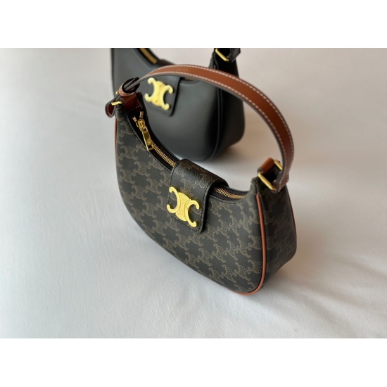 2023.09.03 185 box new product size: 24 * 20cm Celine ava new underarm bag Celine ava new good back and hand lift Ava, it will have a great aura Oh 100, its appearance rate will be very high, and the high-end feeling is super strong! A good-looking bag is