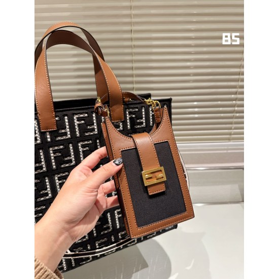2023.10.26 Original fabric P295 ⭐ Favorite Fendi tote tote bag: The Fendi Spring/Summer Sunshine Shopper Sunshine tote bag is specifically designed for spring/summer, The feeling of being able to go on vacation in just one second when picked up is that al