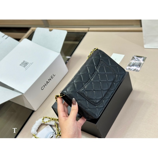 2023.10.13 195 Folding Box Aircraft Box Size: 20 * 13cm High Quality Woc. Caviar High Quality! Chanel Wealth Bag