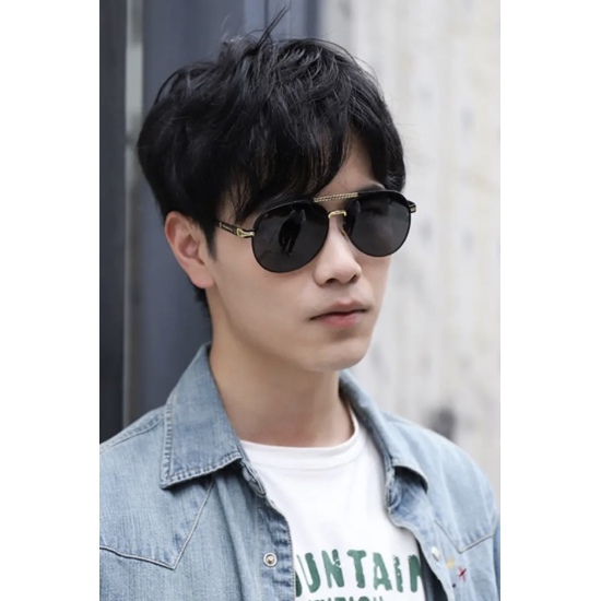 220240401 P80 brand: Mercedes Benz Polaroid high-definition polarized lenses, high-quality electroplated painted metal frame sunglasses: BC375