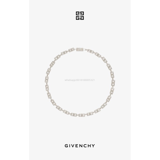 July 23, 2023.0Givenchy Givenchy necklace, a high-end quality shop with the same material and exclusive live shot, uses metal materials to manually assemble the (G) shaped chain link, presenting a rough, modern and neutral style, fashionable pieces, daily