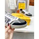 20240407 FENDI's latest sneakers for couples are versatile. Upper: imported top layer cowhide+high silk glossy cowhide suede lining: imported silk cowhide lining. Bottom: TPU