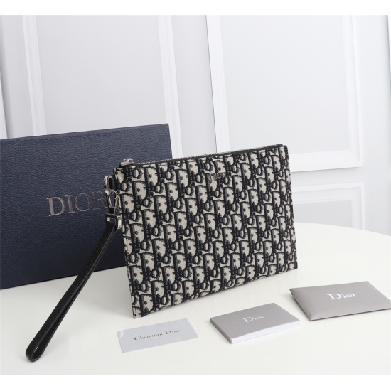 20231126 350 Counter Authentic Available for Sale [Top Quality Original Order] Dior OBLIQUE Handbag [Comes with Counter Authentic Box] Model: 2OBCA225-1YSE (Apricot Jacquard) Size: 27 * 19 * 1cm Physical Photo, Same as Goods, Heavy Gold Authentic Printing