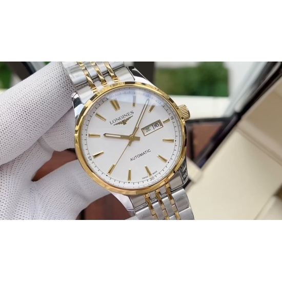 20240408 500, new market launch, Longines ‼️ The classic three needle design of a boutique men's wristwatch is luxurious and elegant, exuding a gentlemanly demeanor and excellent quality, selling well throughout the city. Adopting fully automatic mechanic
