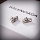 2023.07.23 Ear studs ❤ Original goods and new products Balenciaga's new earrings counter is made of consistent brass, electroplated k gold, popular, unique, avant-garde, beautiful