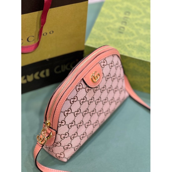 Real shot of Gucci! 499621 Pink Cloth/Pink Pig Pattern~Dimensions: width 23x height 19x side width 8, shipped!