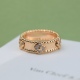 20240410 p85 [925045] High and realistic details present VCA [Love] Kaleidoscope ring, the workmanship is absolutely exquisite! The original logo made of high-end Asian gold material has perfect polishing details both inside and outside, and the bottom ne